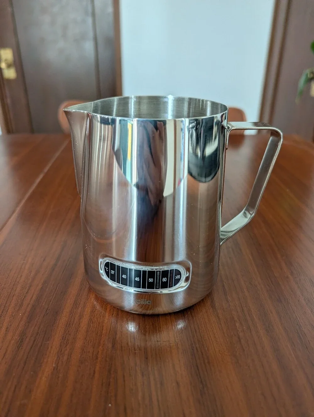 Cilio Milk Jug Elisa Pre Owned Barista Frother  Pitcher Stainless Steel